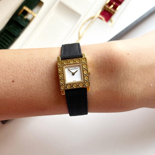 Christian Dior Vintage Womens Watch, 3 colors, Full Set, Boxed Watch, Gift for her
