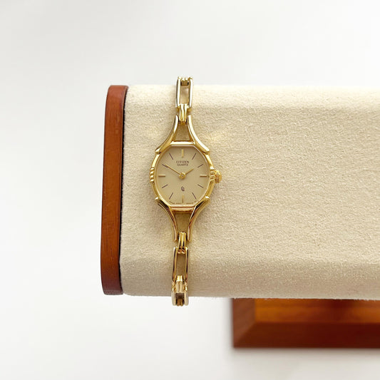 Citizen Vintage Womens Gold Small Watch, Boxes, Gift for Her, 18cm