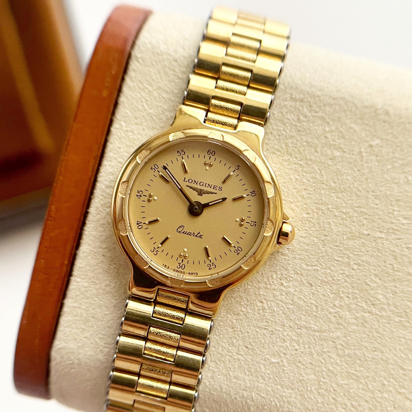 Longines Vintage Womens Gold Watch, Boxed, Gift for Her - 16.5cm