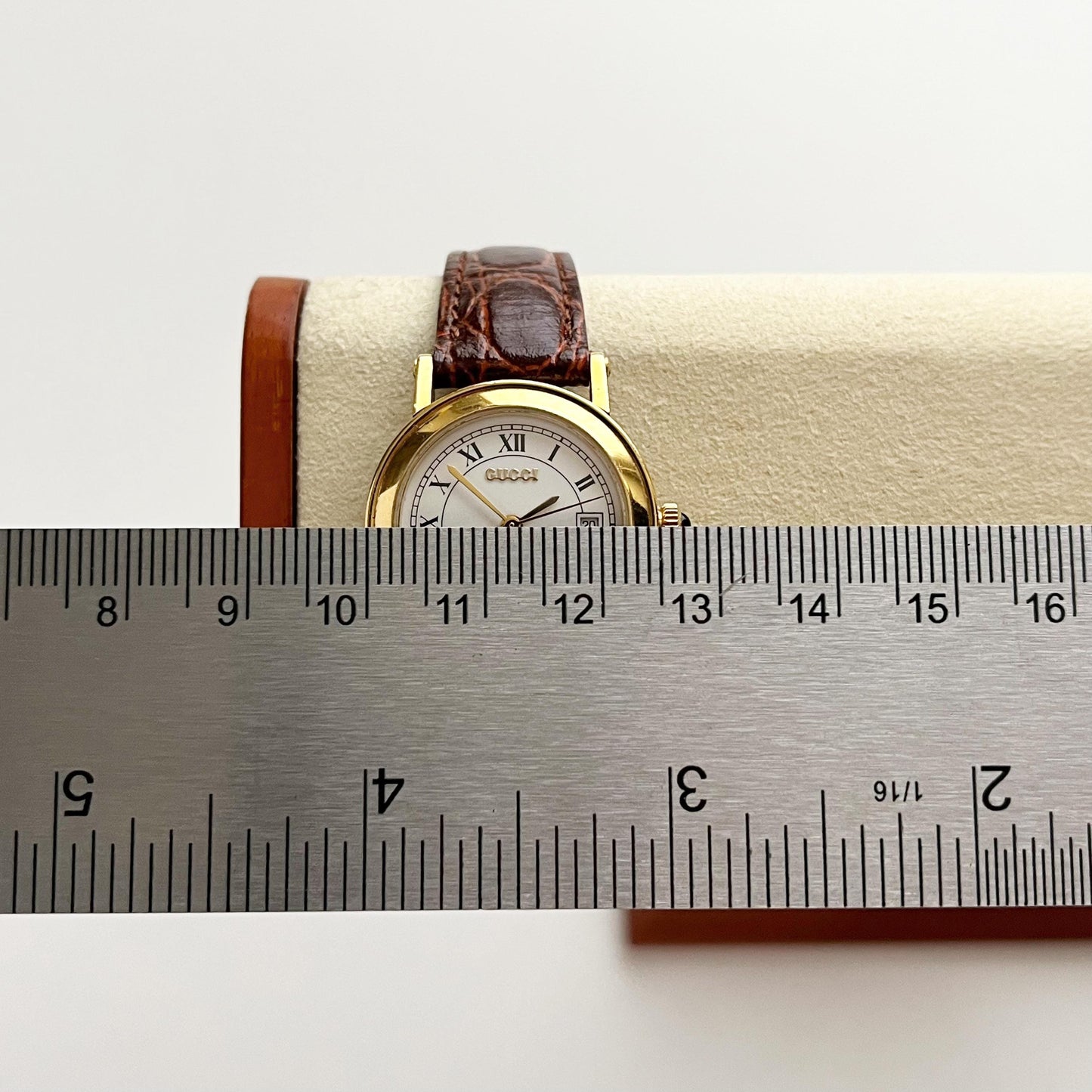 Gucci Gold Vintage Womens Watch, New Band, Gift for Her, Boxed