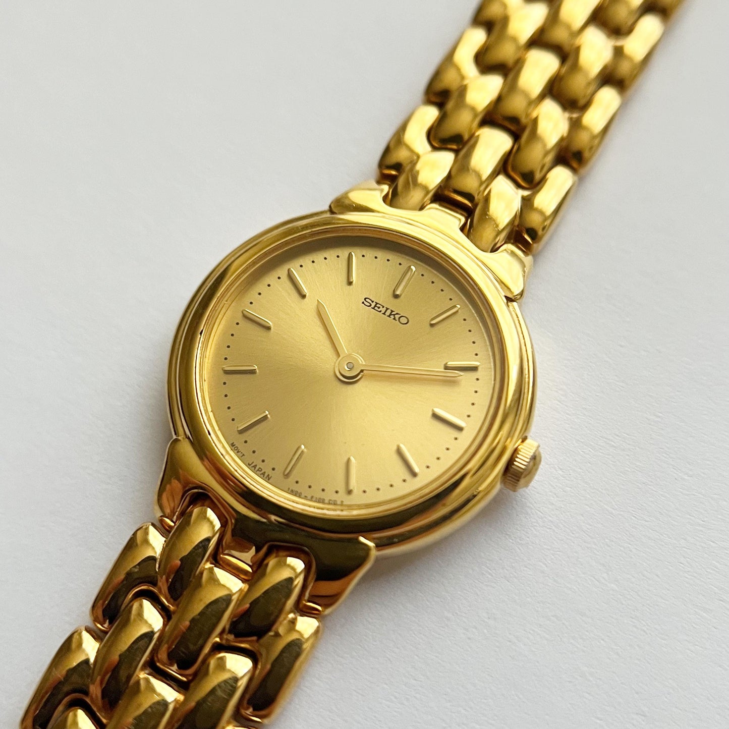 Seiko Vintage Gold Womens Watch, Boxed, Gift for Her, 17cm