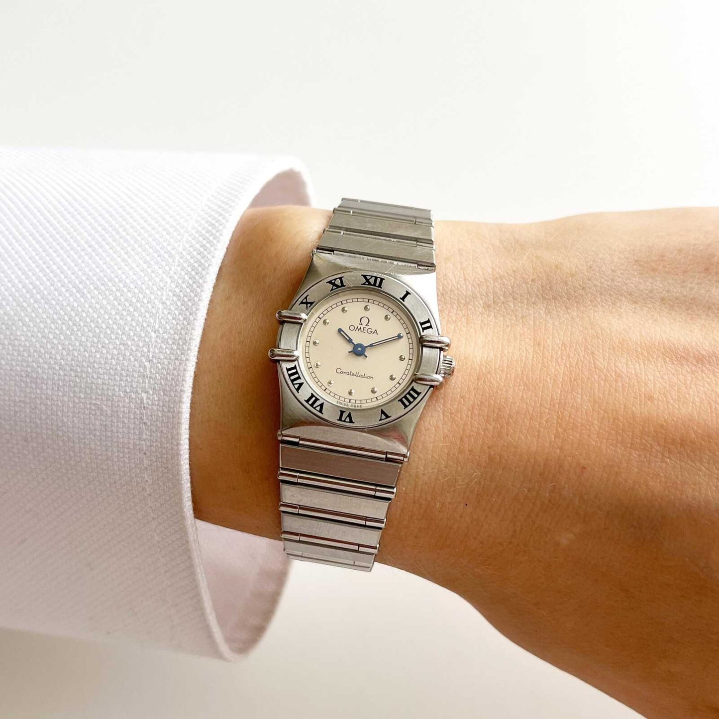 Omega Constellation Vintage Women’s Watch, Silver Watch, Gift for Her - 16.5 cm