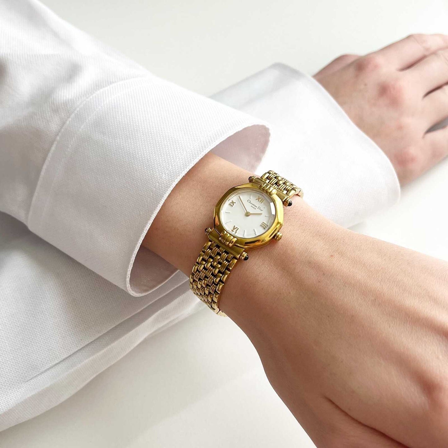 Christian Dior Gold Vintage Women’s Watch, Gift for Her, Boxed, 16cm