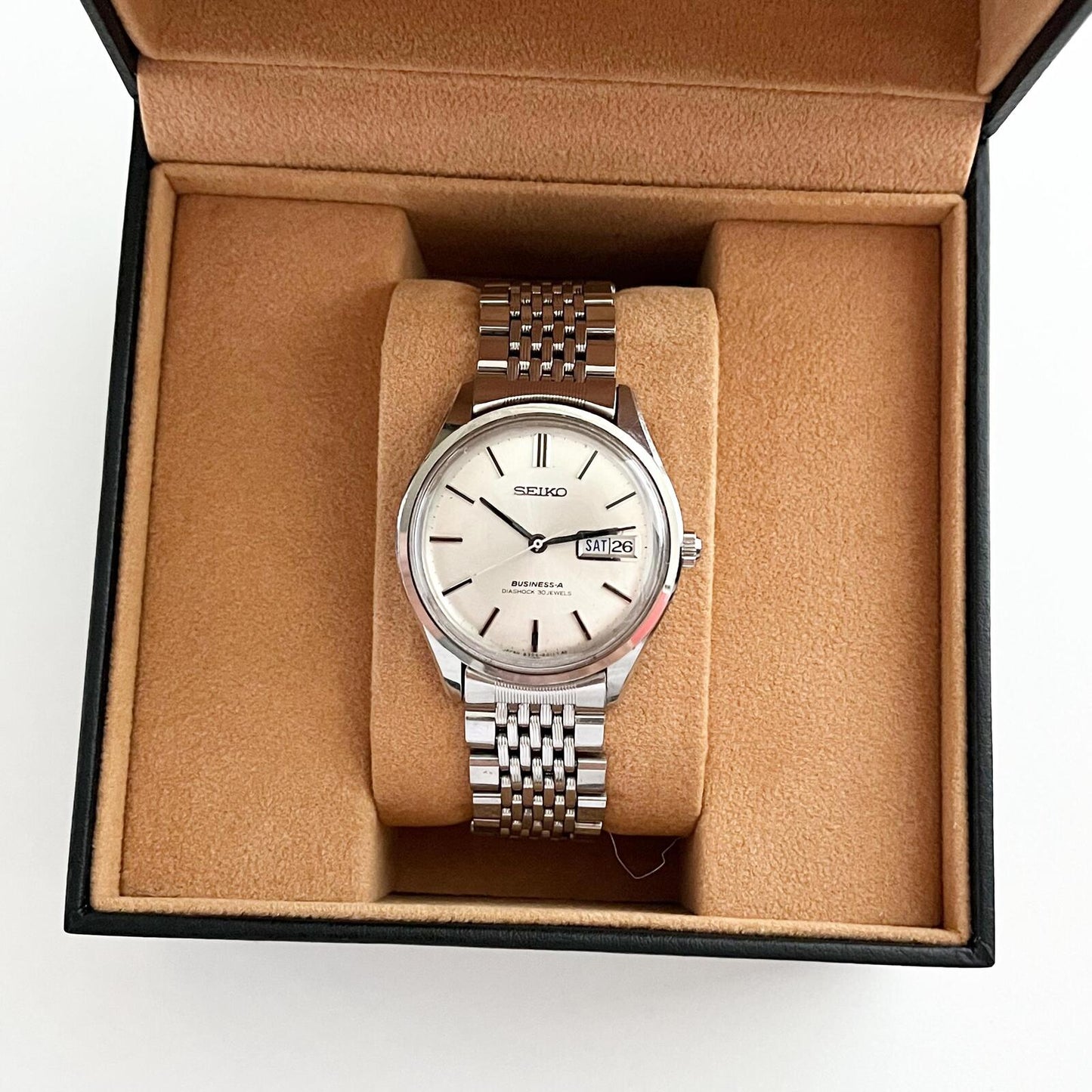 Seiko Vintage Mechanical Automatic Vintage Men’s Stainless Steel, Boxed 18.5cm