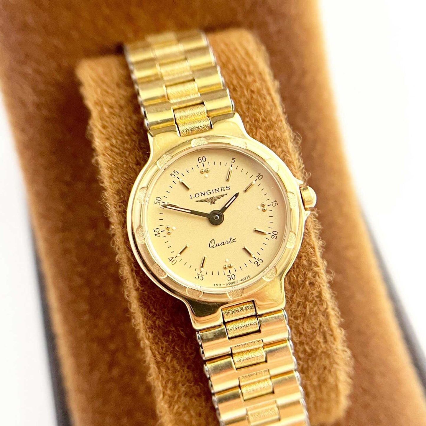 Longines Vintage Womens Gold Watch, Boxed, Gift for Her - 16.5cm