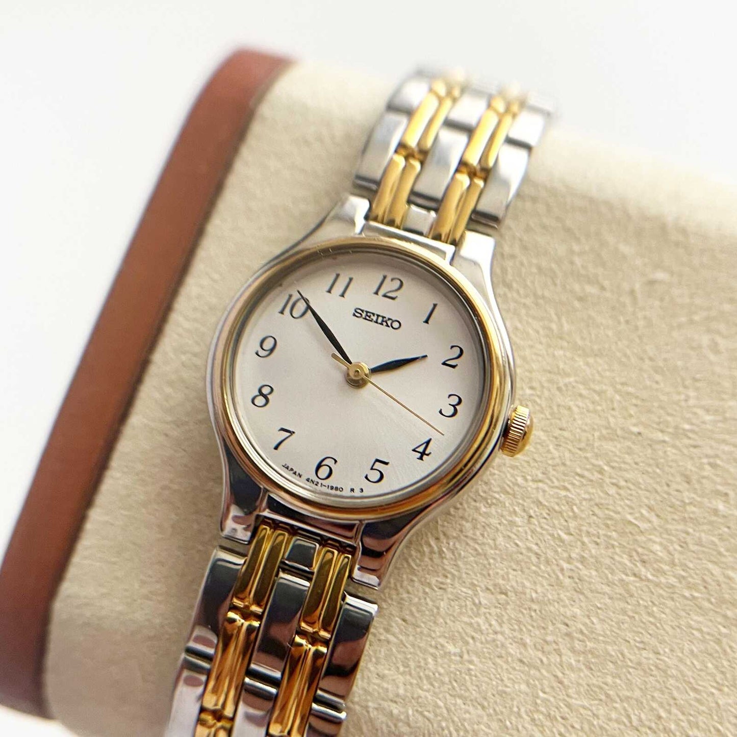 Seiko TwoTone Women’s Vintage Watch, Boxed, Gift for Her - 15.5cm