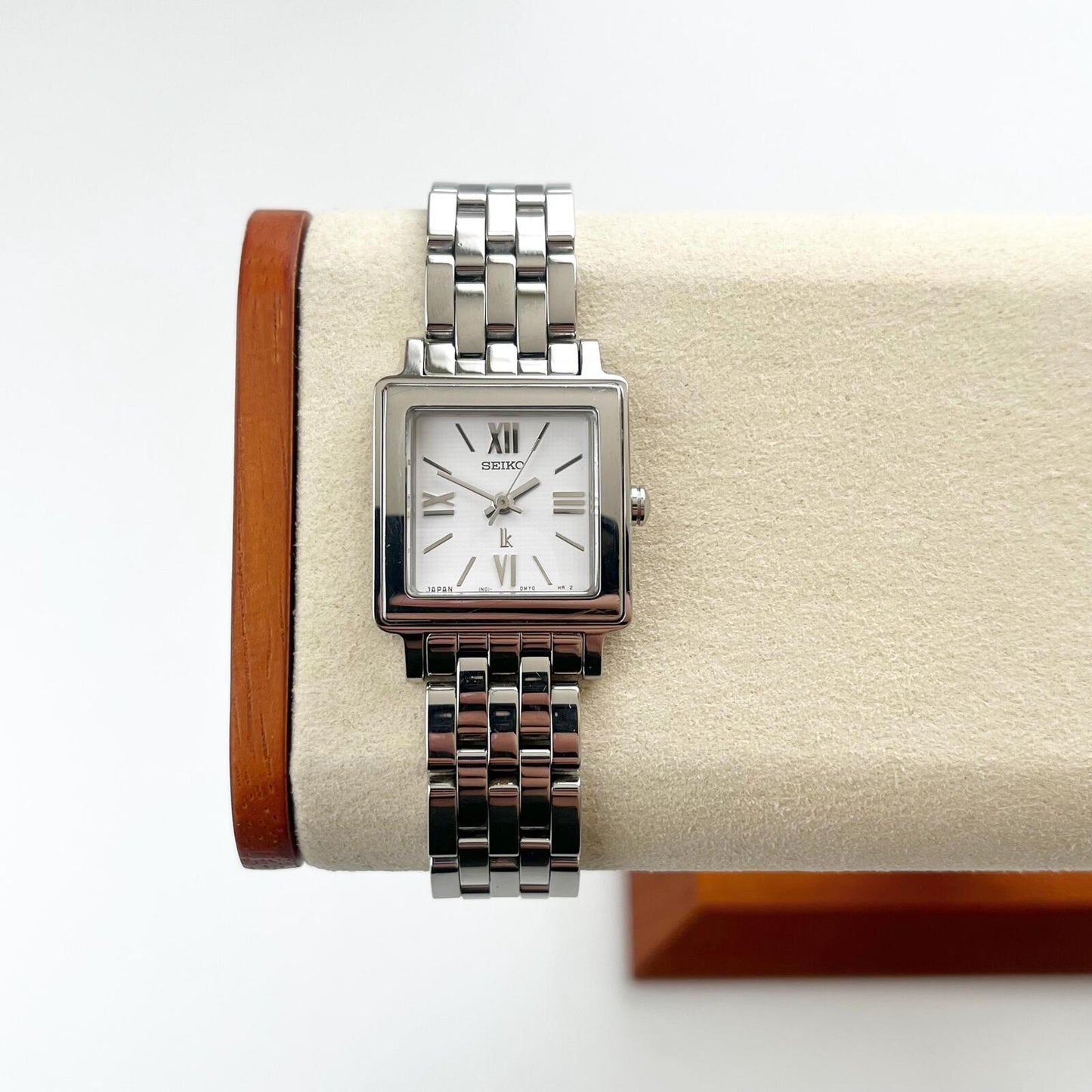 Seiko Square Silver Womens Vintage Watch, Boxed, Gift for Her, 15.5cm