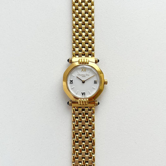 Christian Dior Gold Vintage Women’s Watch, Gift for Her, Boxed, 16cm