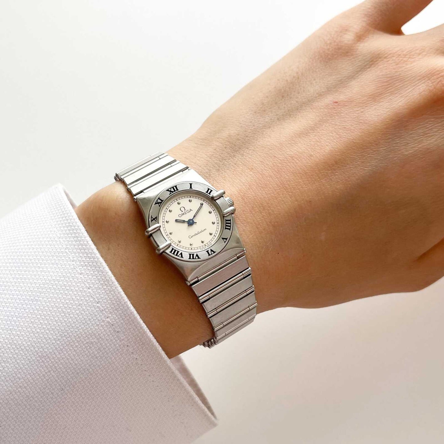 Omega Constellation Vintage Women’s Watch, Silver Watch, Gift for Her - 16.5 cm