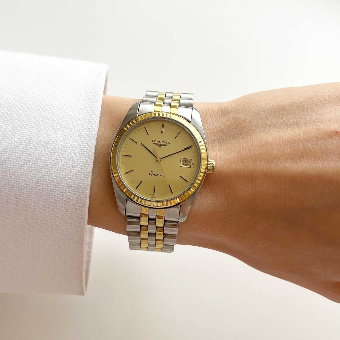 Vintage Women’s Longines, Two-Tone Jubilee Bracelet Watch, Gift for Her, 18.5cm