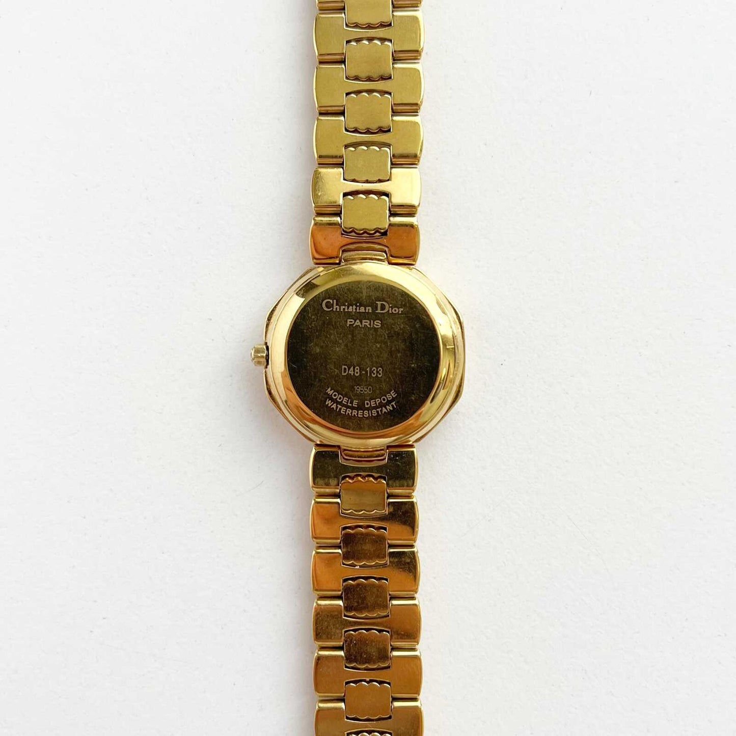 Christian Dior Gold Vintage Womens Watch, Gold Dial, Boxed, Gift for Her 16.5cm