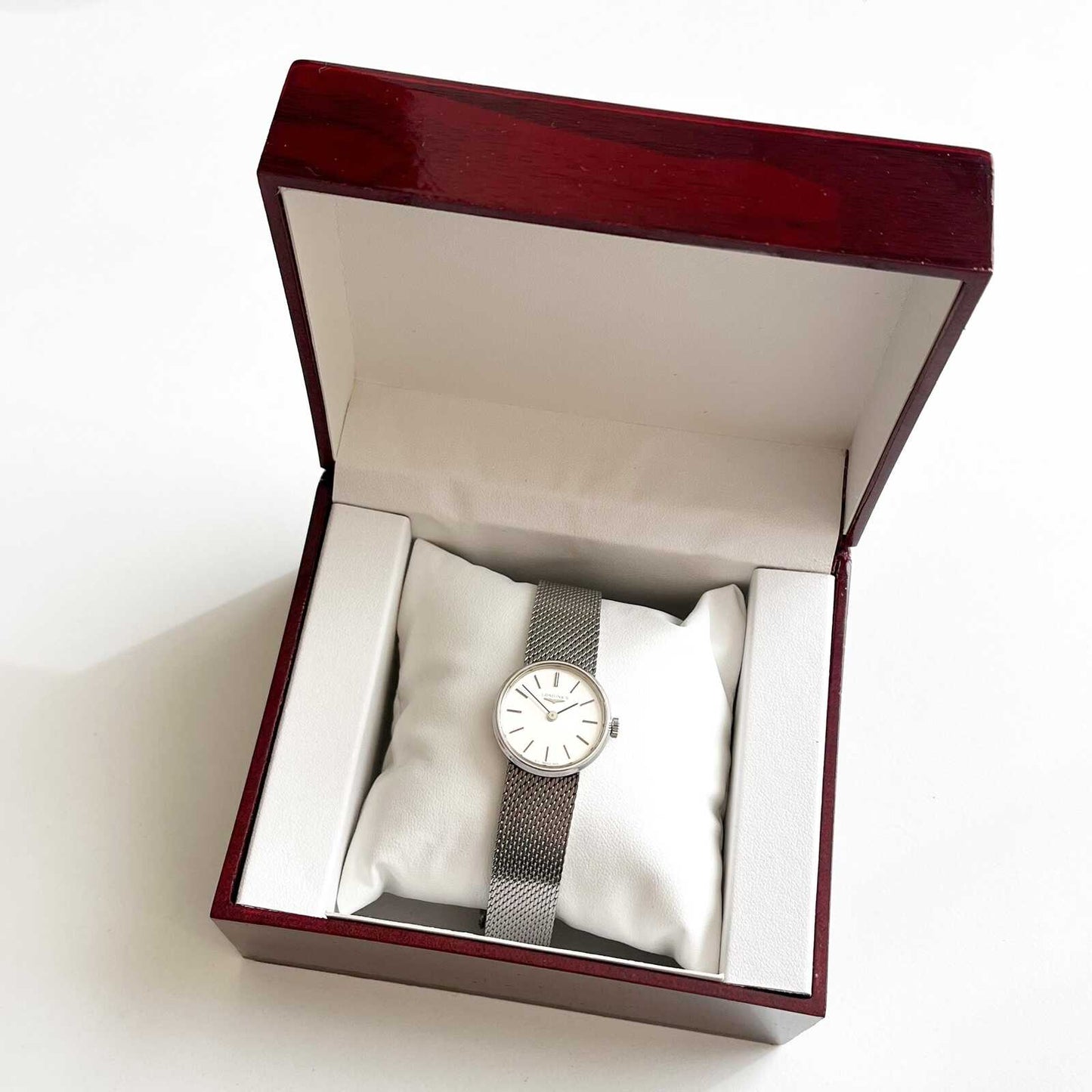Vintage Longines Women’s Silver Watch, Boxed, Gift For Her