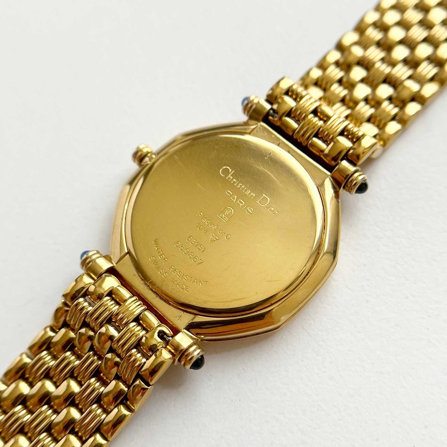 Christian Dior Vintage Watch, RARE Gold Womens Watch, Full Set, Gift for Her