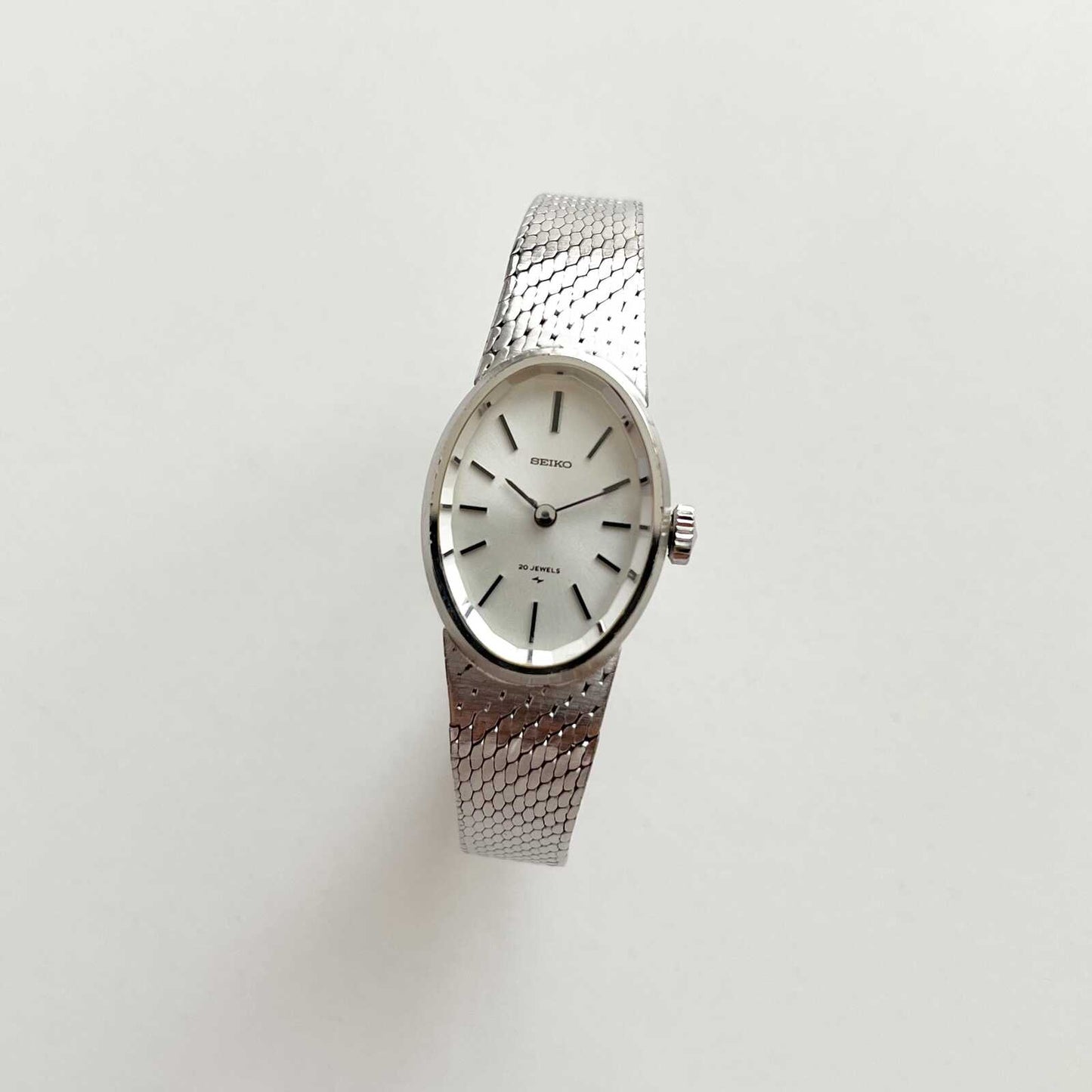 Seiko Silver Women’s Vintage Mechanical  Watch, Boxed, Gift for Her 16 cm