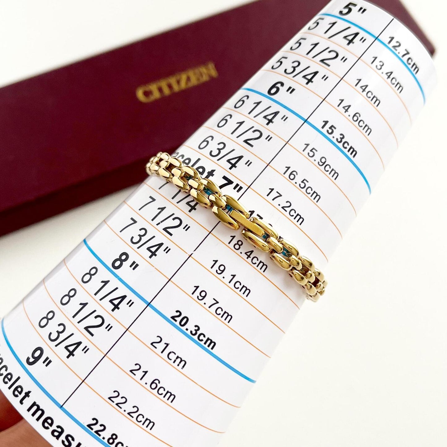 Citizen Vintage MINT Gold Womens Watch, Boxed, Gift for Her, 18cm