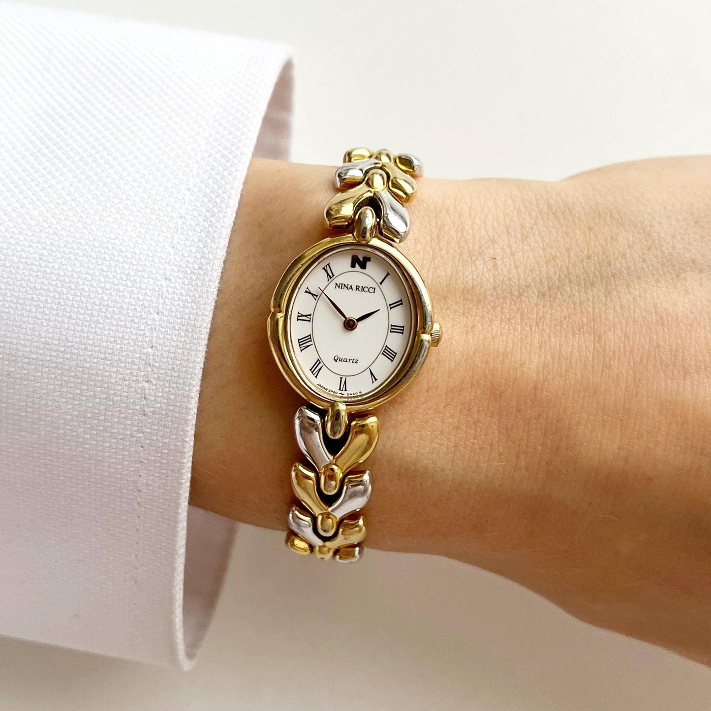 Vintage Watch - Boxed gift for her, Ladies gold tone Nina Ricci Watch