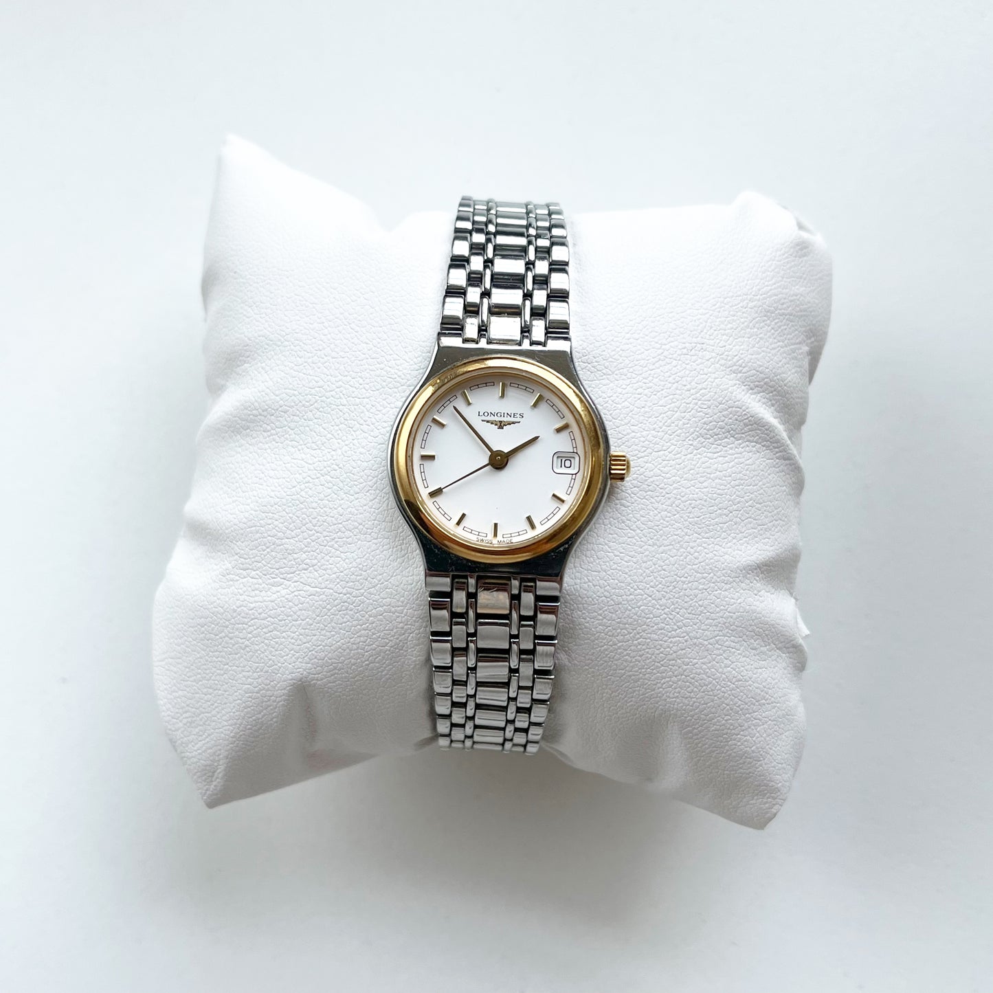 Longines Vintage Womens TwoTone Date Watch, Boxed, Gift for Her - 17cm
