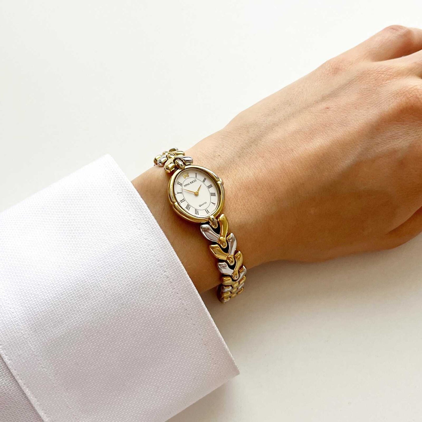 Vintage Watch - Boxed gift for her, Ladies gold tone Nina Ricci Watch