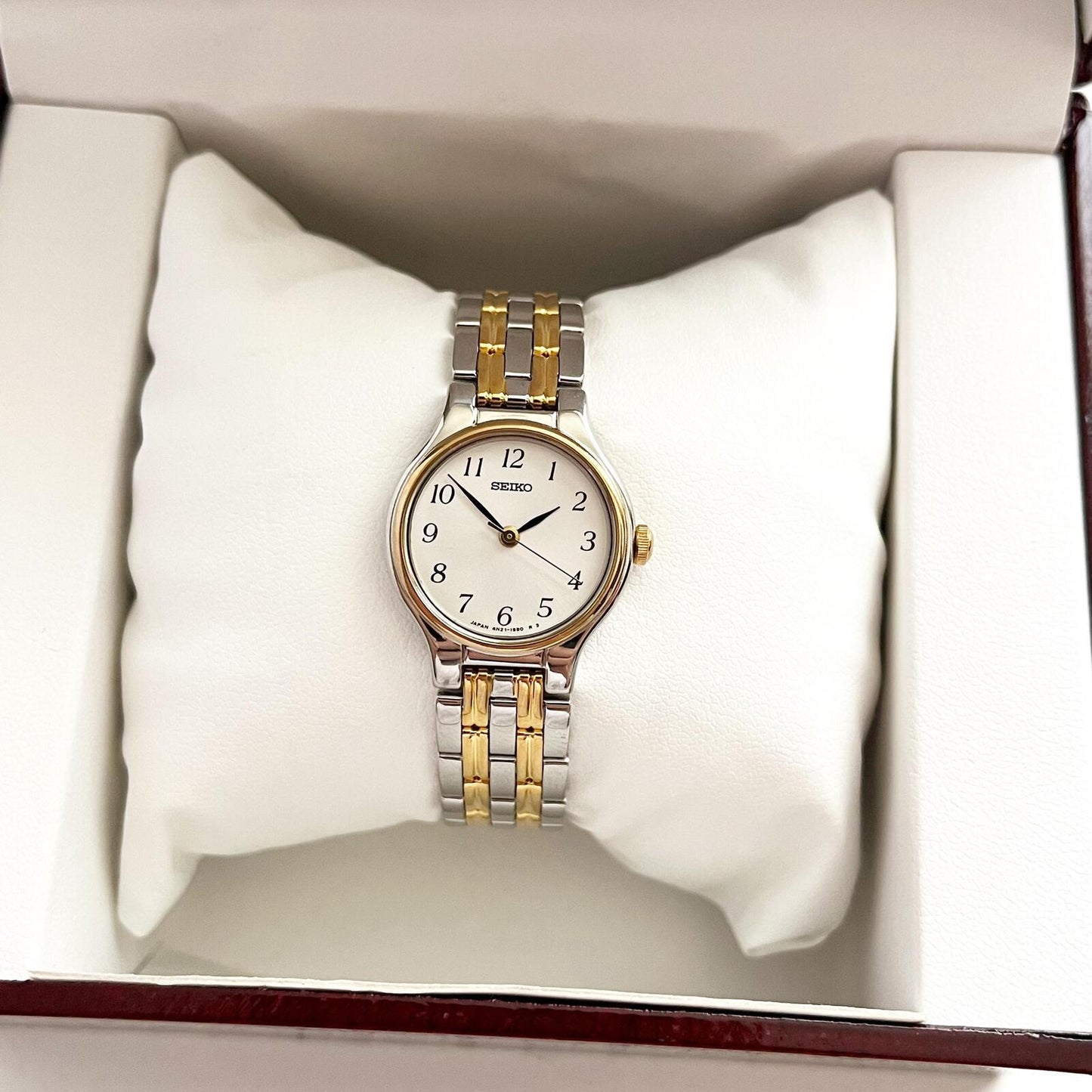 Seiko TwoTone Women’s Vintage Watch, Boxed, Gift for Her - 15.5cm
