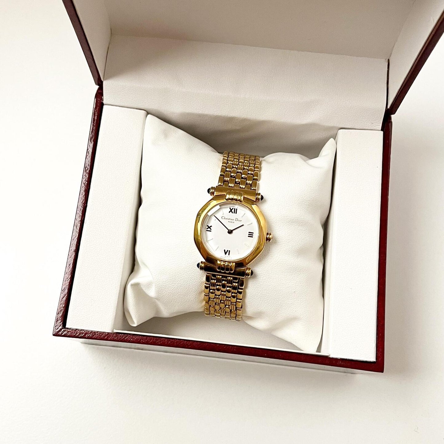 Christian Dior Gold Vintage Women’s Watch, Gift for Her, Boxed, 16cm
