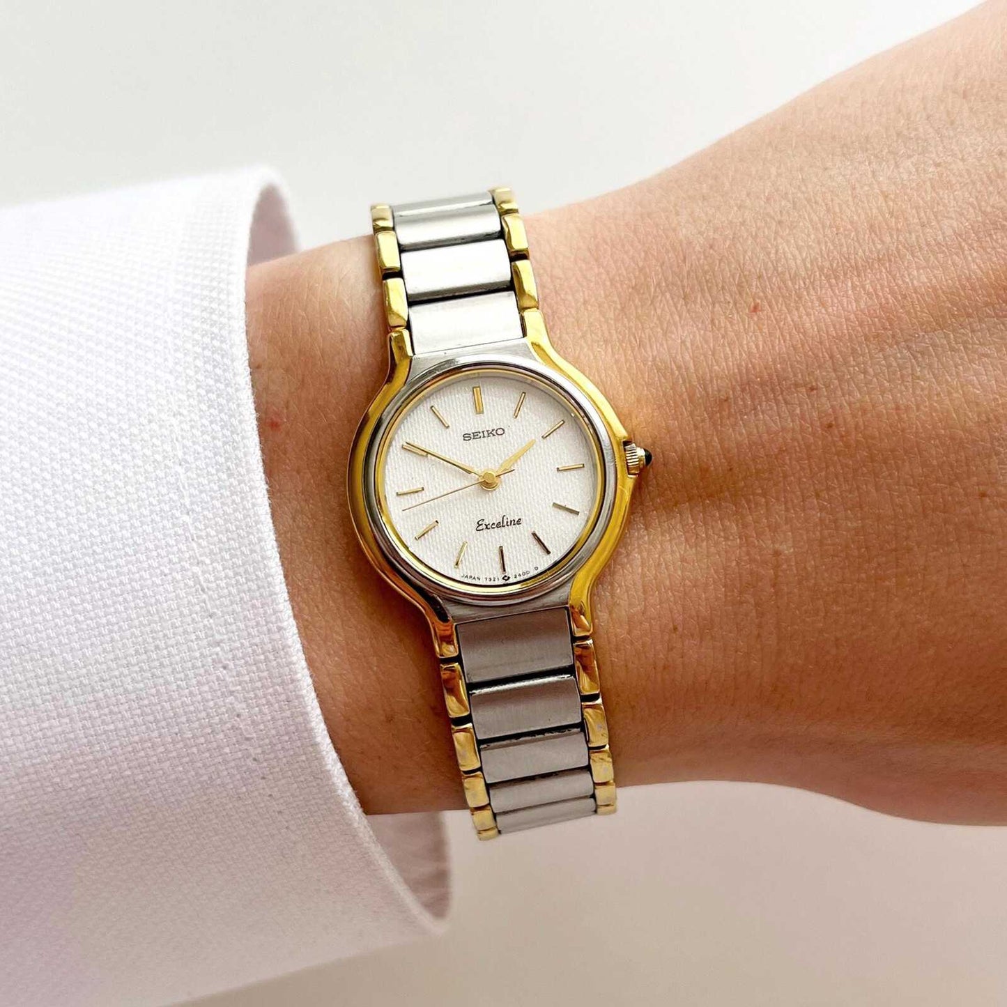 Seiko TwoTone Women’s Vintage Watch, Boxed, Gift for Her - 17 cm
