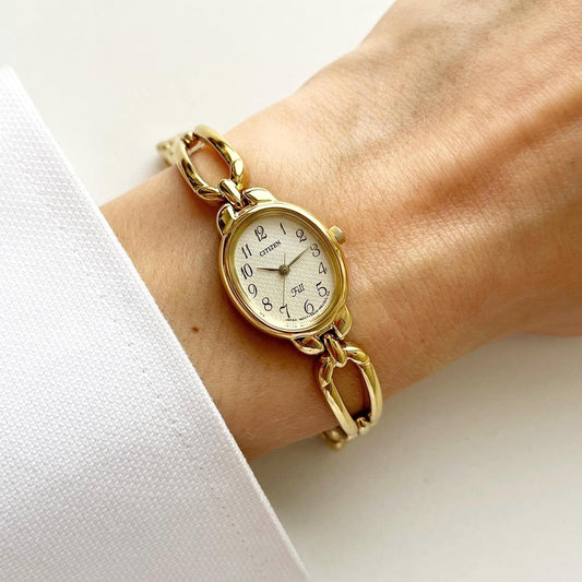 Citizen Vintage MINT Gold Womens Watch, Boxed, Gift for Her, 18cm