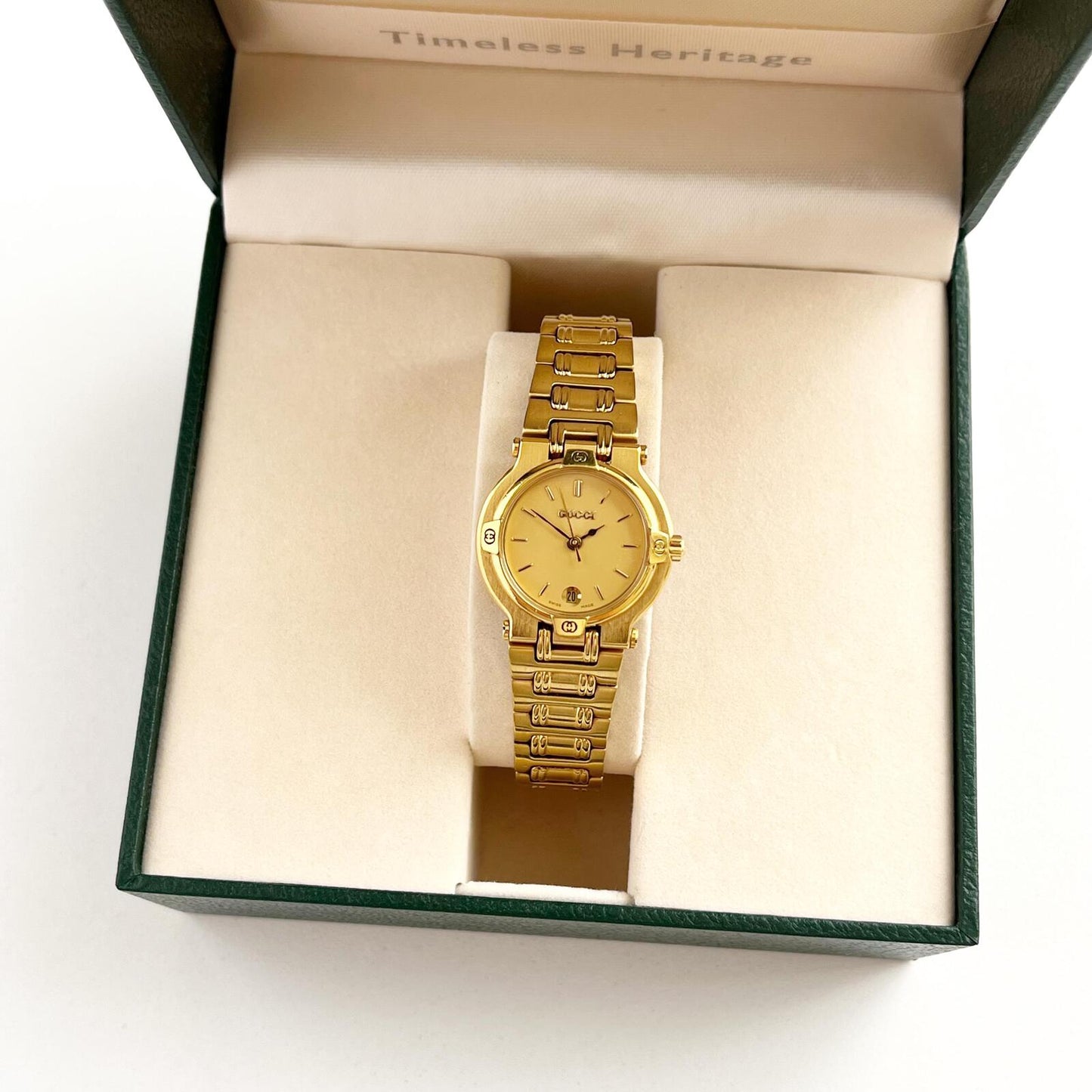 Gucci MINT Vintage Gold Women's Watch, Rare, Gift For Her, Boxed, 16.5cm