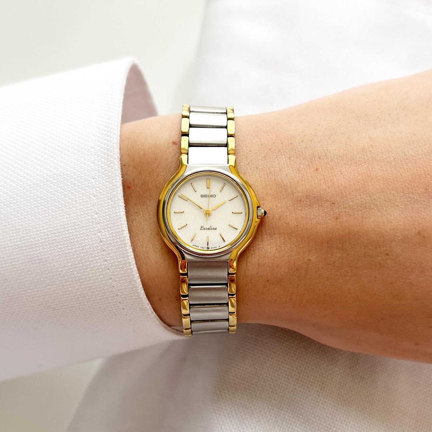 Seiko TwoTone Women’s Vintage Watch, Boxed, Gift for Her - 17 cm