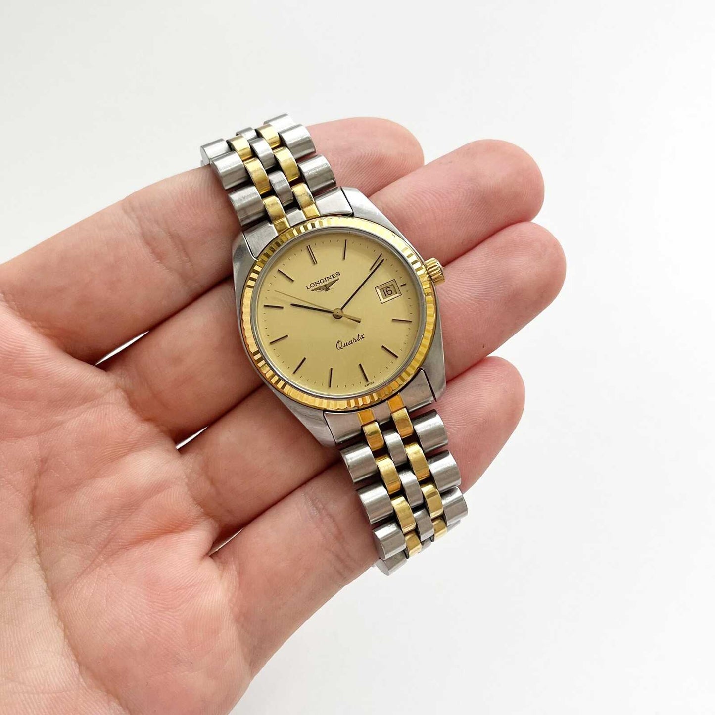 Vintage Women’s Longines, Two-Tone Jubilee Bracelet Watch, Gift for Her, 18.5cm