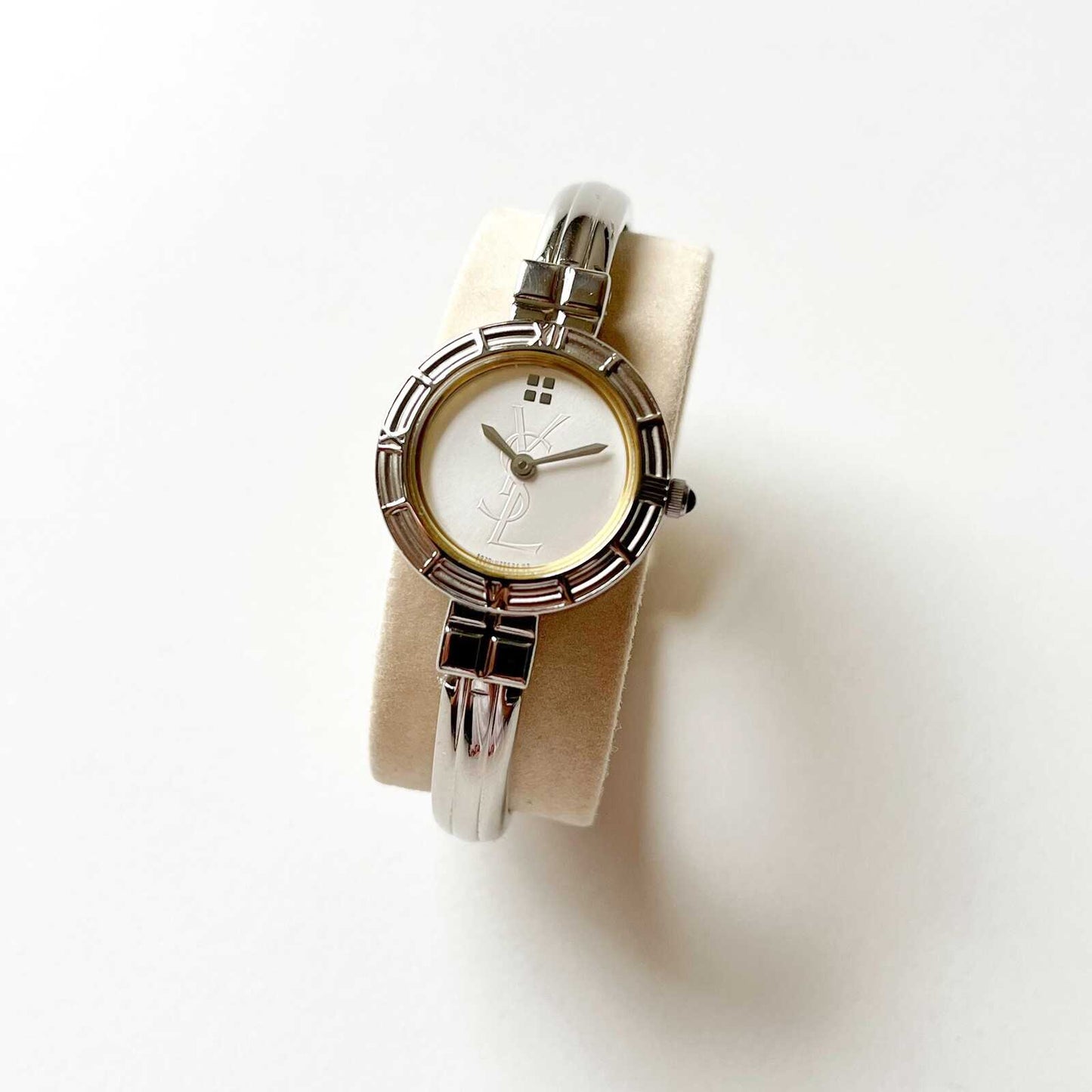Yves Saint Laurent Vintage Womens Watch, Silver YSL, Boxed, Gift for Her, 15cm