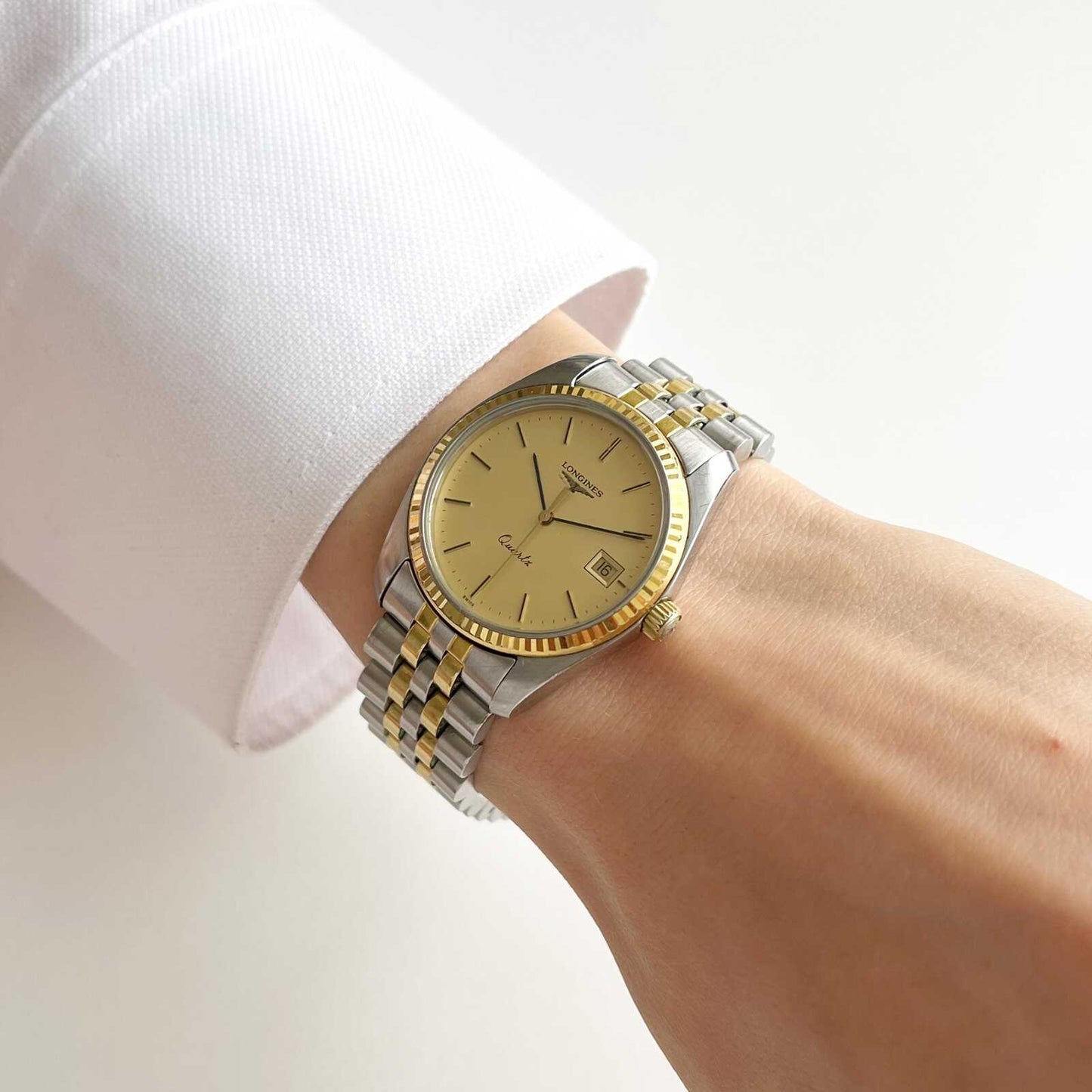 Vintage Women’s Longines, Two-Tone Jubilee Bracelet Watch, Gift for Her, 18.5cm