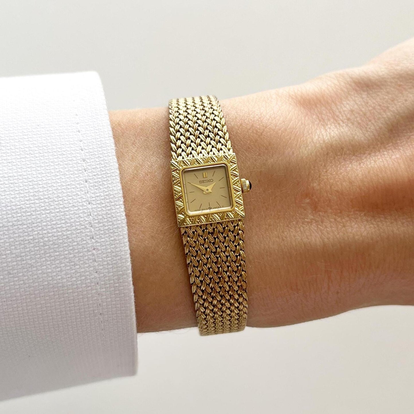 Seiko Gold Vintage Women’s Watch, Gift for Her, Boxed, 17.5cm
