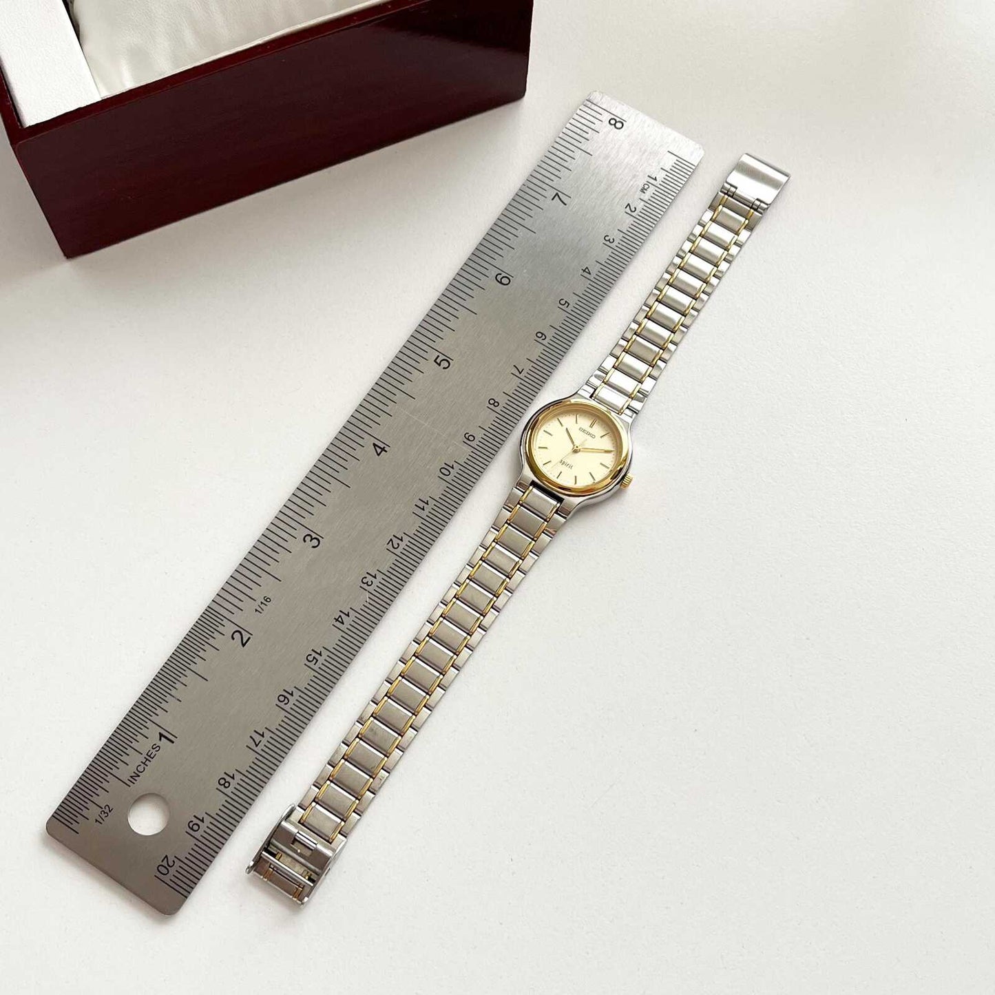 Seiko TwoTone Women’s Vintage Watch, Boxed, Gift for Her - 15.5cm