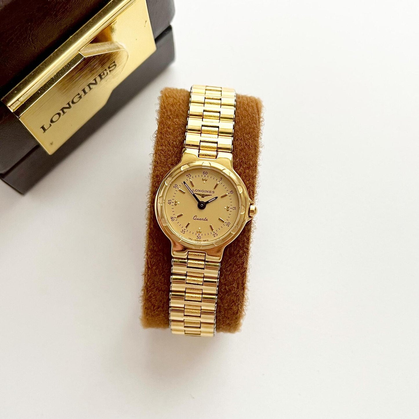 Longines Vintage Womens Gold Watch, Boxed, Gift for Her - 16.5cm