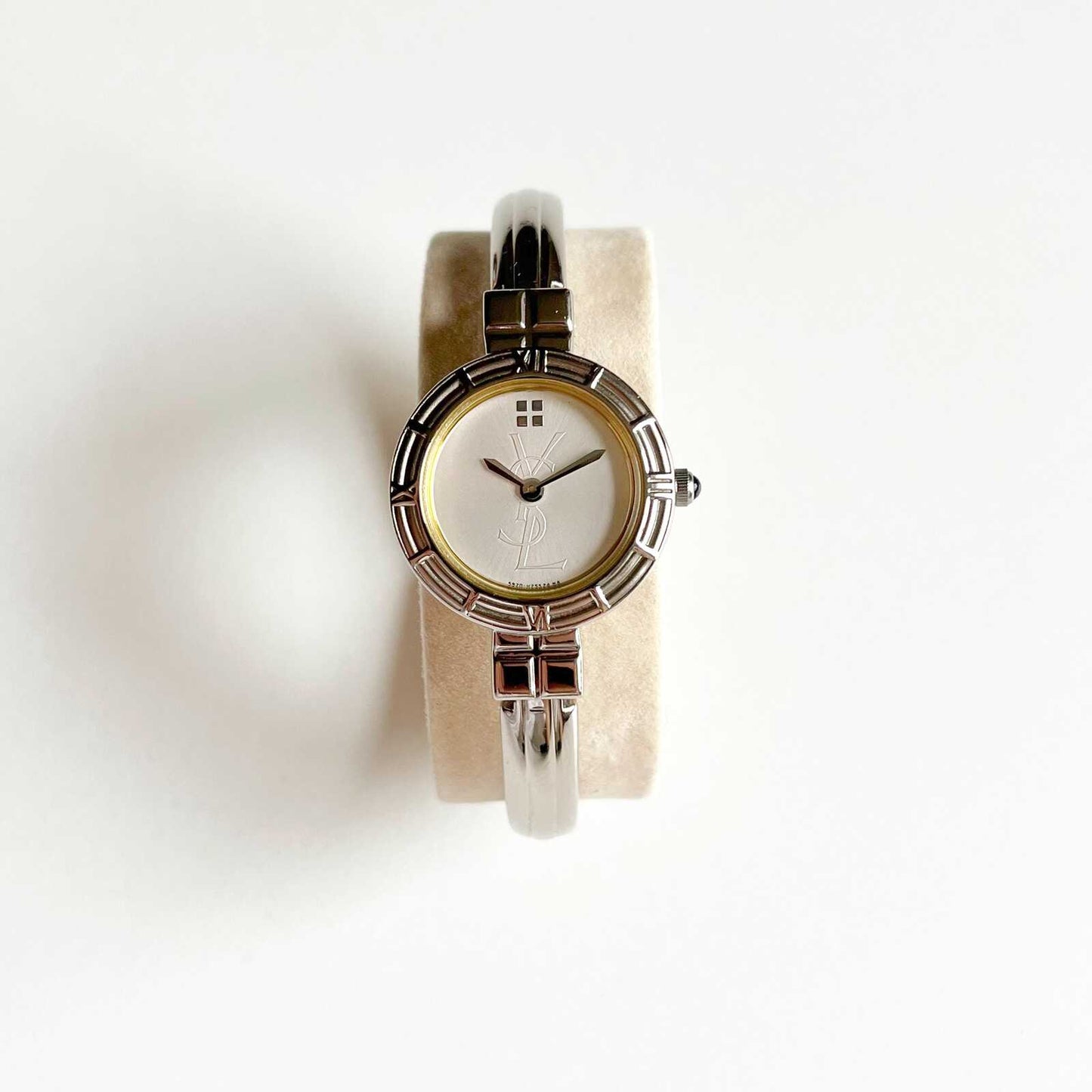 Yves Saint Laurent Vintage Womens Watch, Silver YSL, Boxed, Gift for Her, 15cm