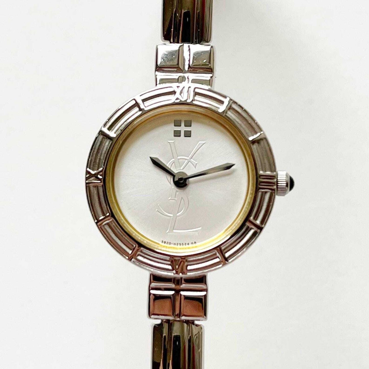 Yves Saint Laurent Vintage Womens Watch, Silver YSL, Boxed, Gift for Her, 15cm