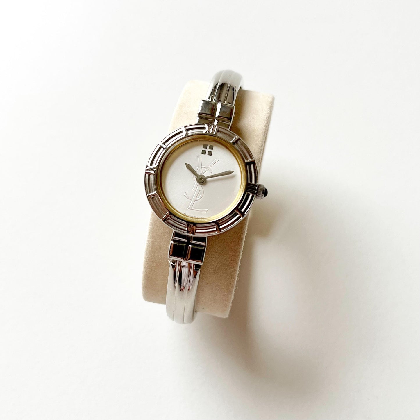 Yves Saint Laurent Vintage Womens Watch, Silver YSL, Boxed, Gift for Her, 15cm