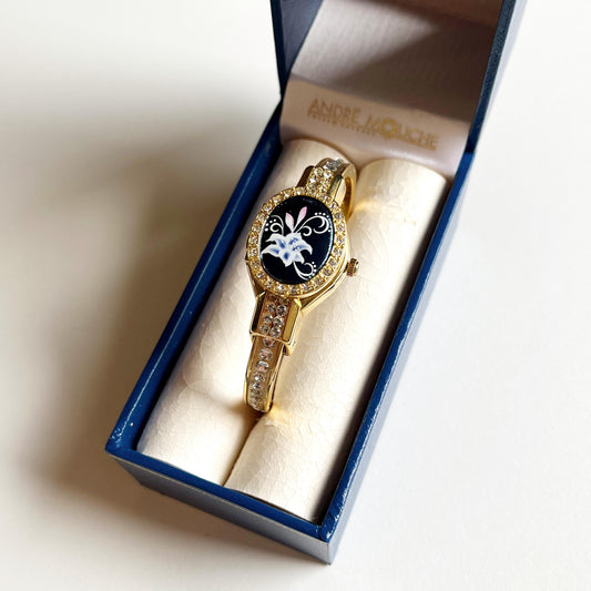 Andre Mouche Vintage Watch from the 90s - wrist watch, gift for her