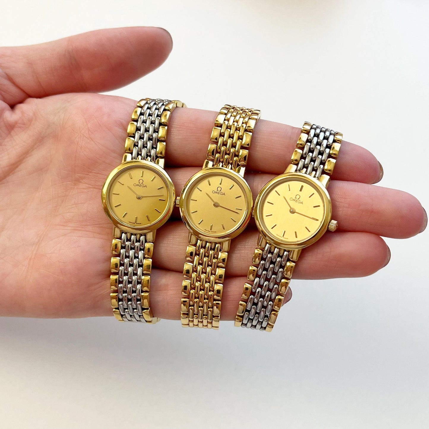 Vintage OMEGA DE VILLE Women’s Watches, Mint, TwoTone Gold Watches, Gift For Her