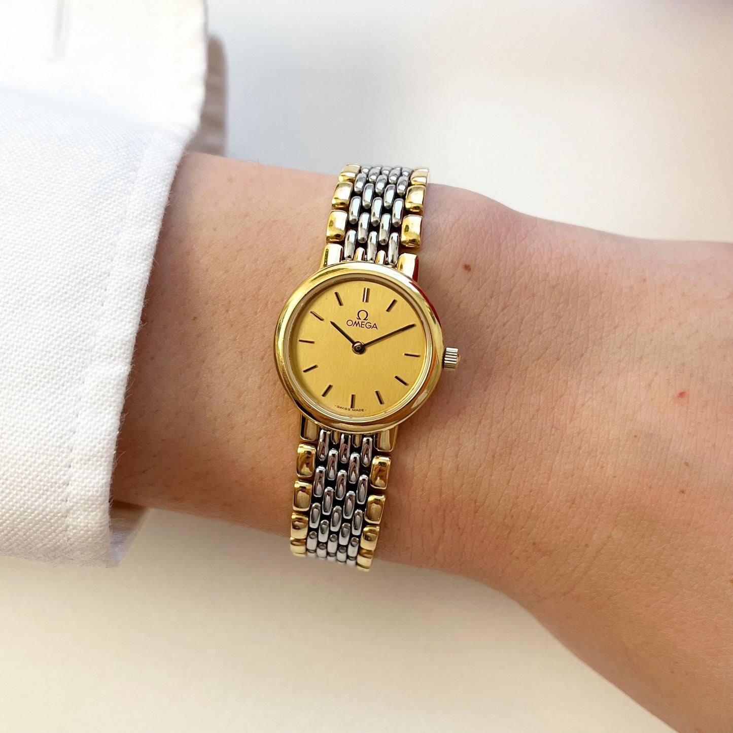Vintage OMEGA DE VILLE Women’s Watches, Mint, TwoTone Gold Watches, Gift For Her