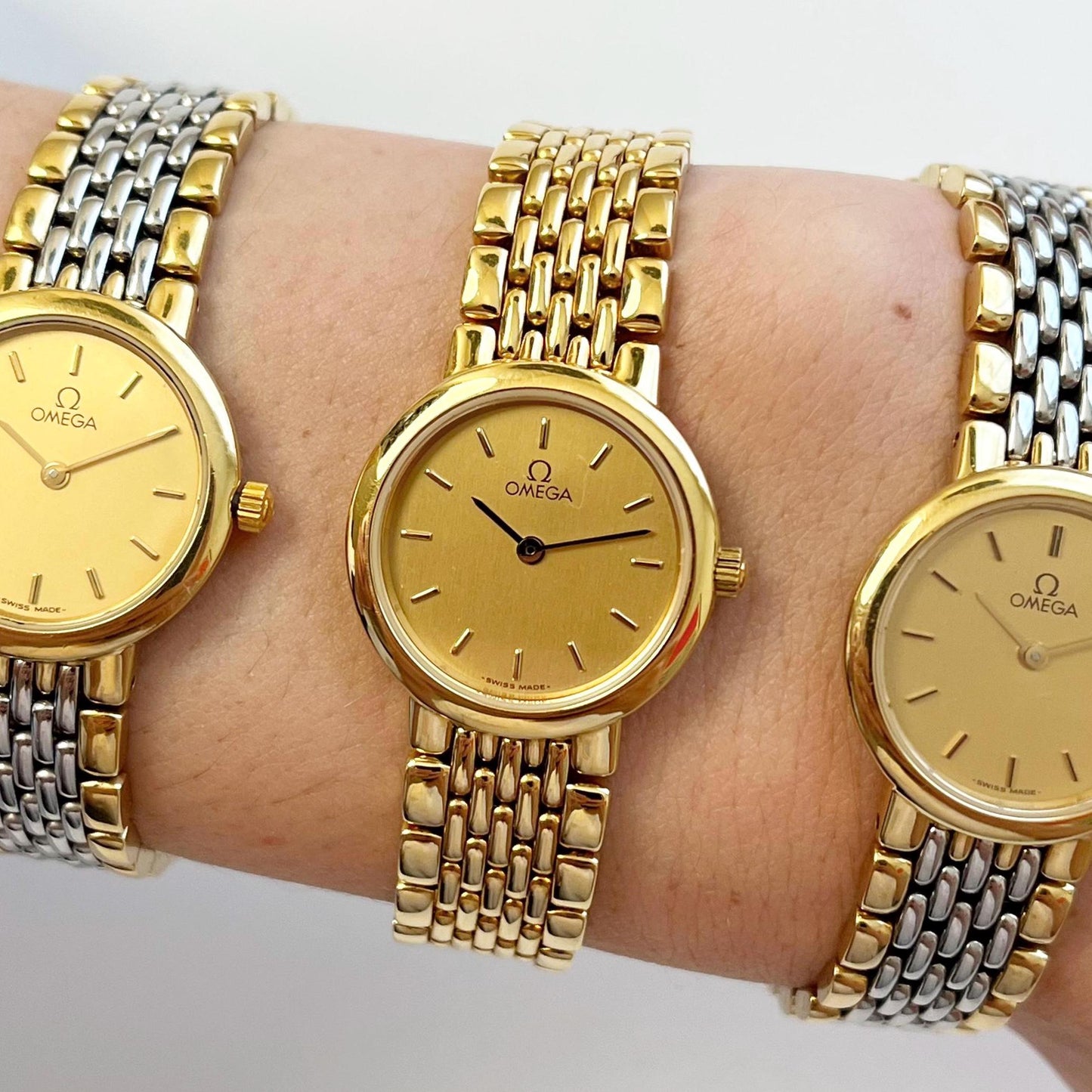 Vintage OMEGA DE VILLE Women’s Watches, Mint, TwoTone Gold Watches, Gift For Her