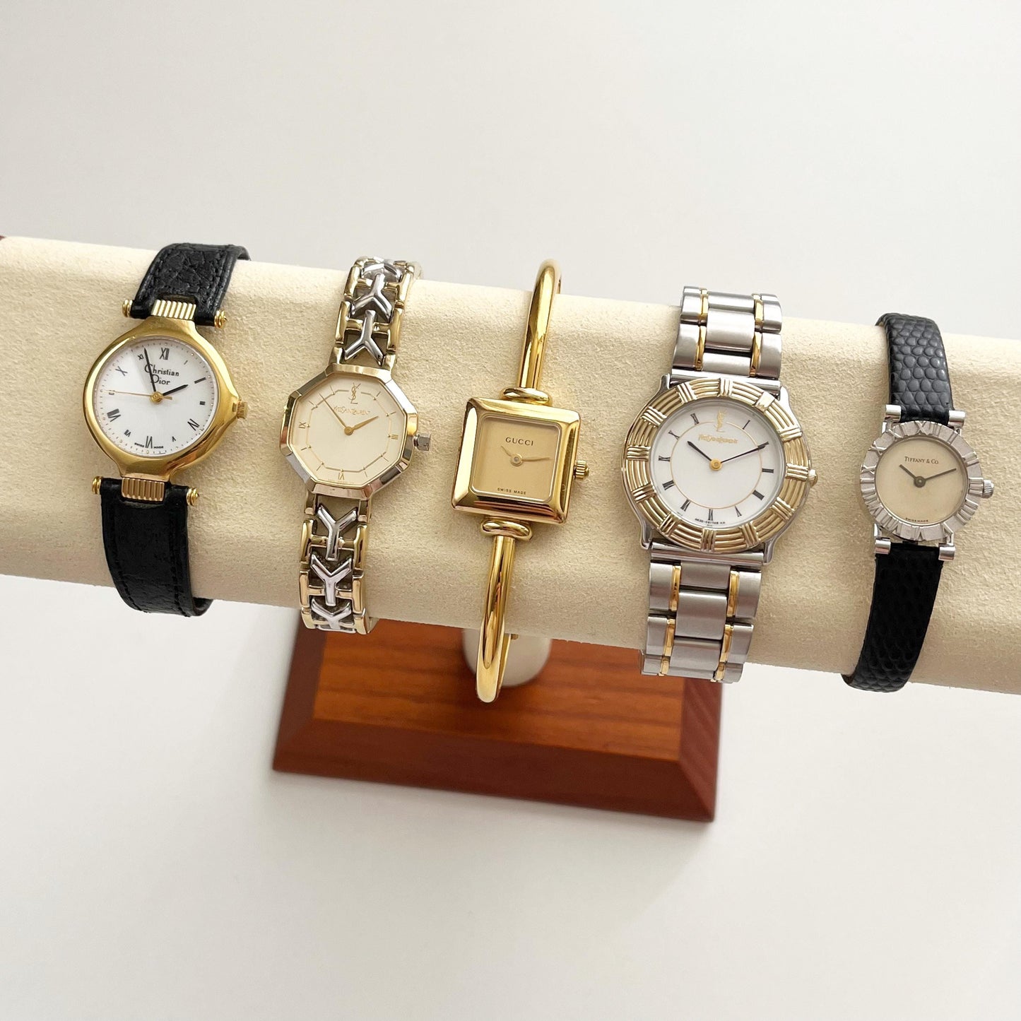 Vintage Women’s Watches: Dior, YSL, Gucci, YSL, Tiffany