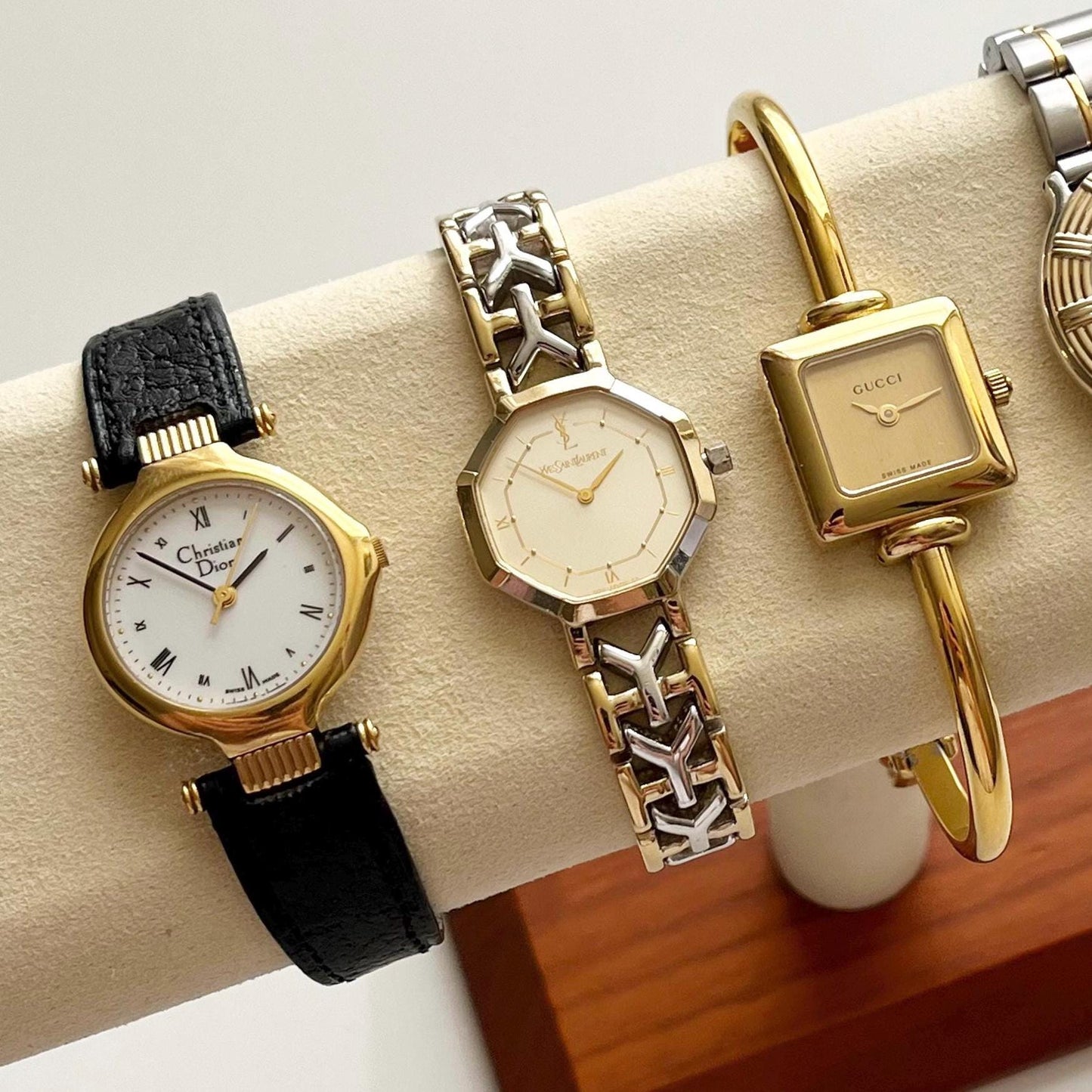 Vintage Women’s Watches: Dior, YSL, Gucci, YSL, Tiffany