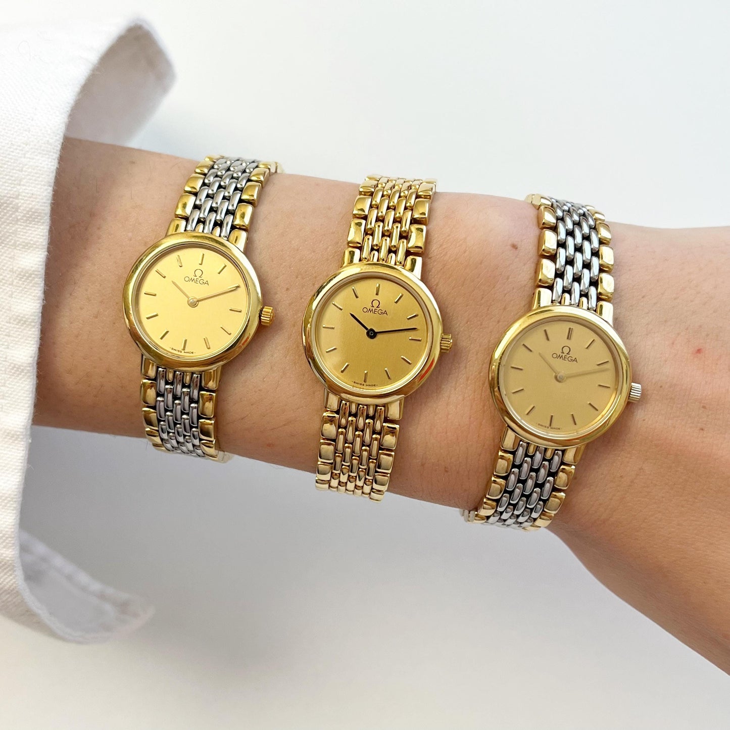 Vintage OMEGA DE VILLE Women’s Watches, Mint, TwoTone Gold Watches, Gift For Her