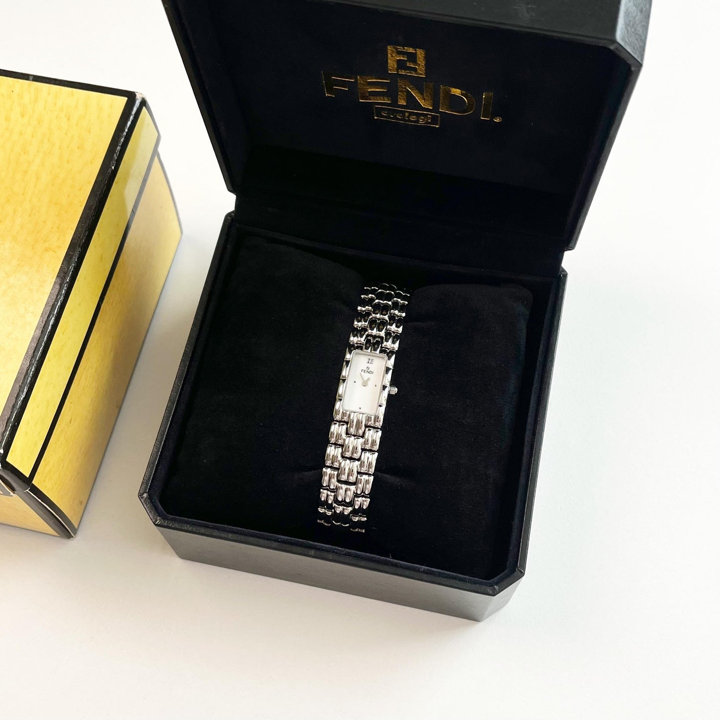 Vintage Fendi Silver Women’s Watch, Boxed Gift for Her, 18.5cm