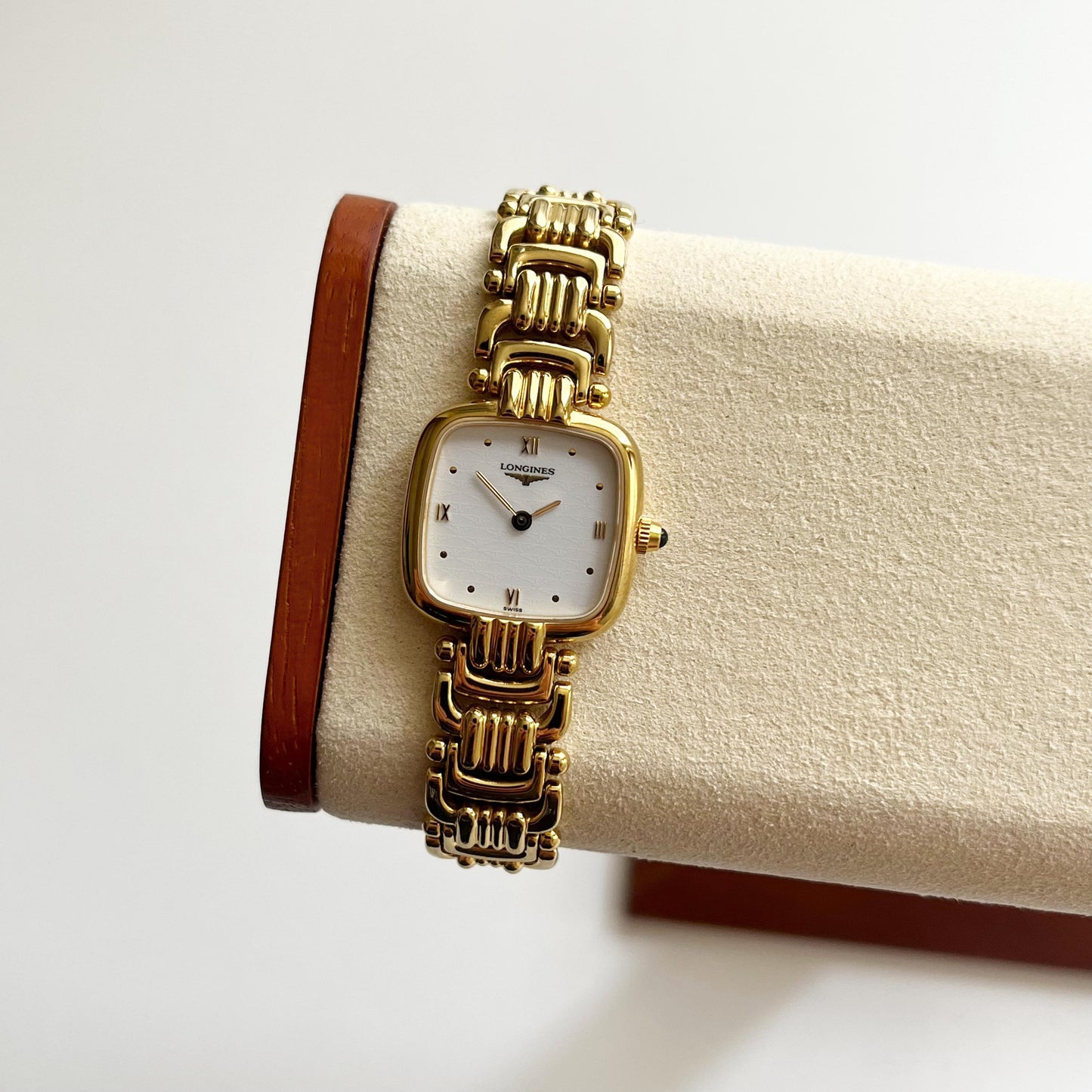 Longines Vintage Womens Gold Watch, Gift Box, 15.5 cm