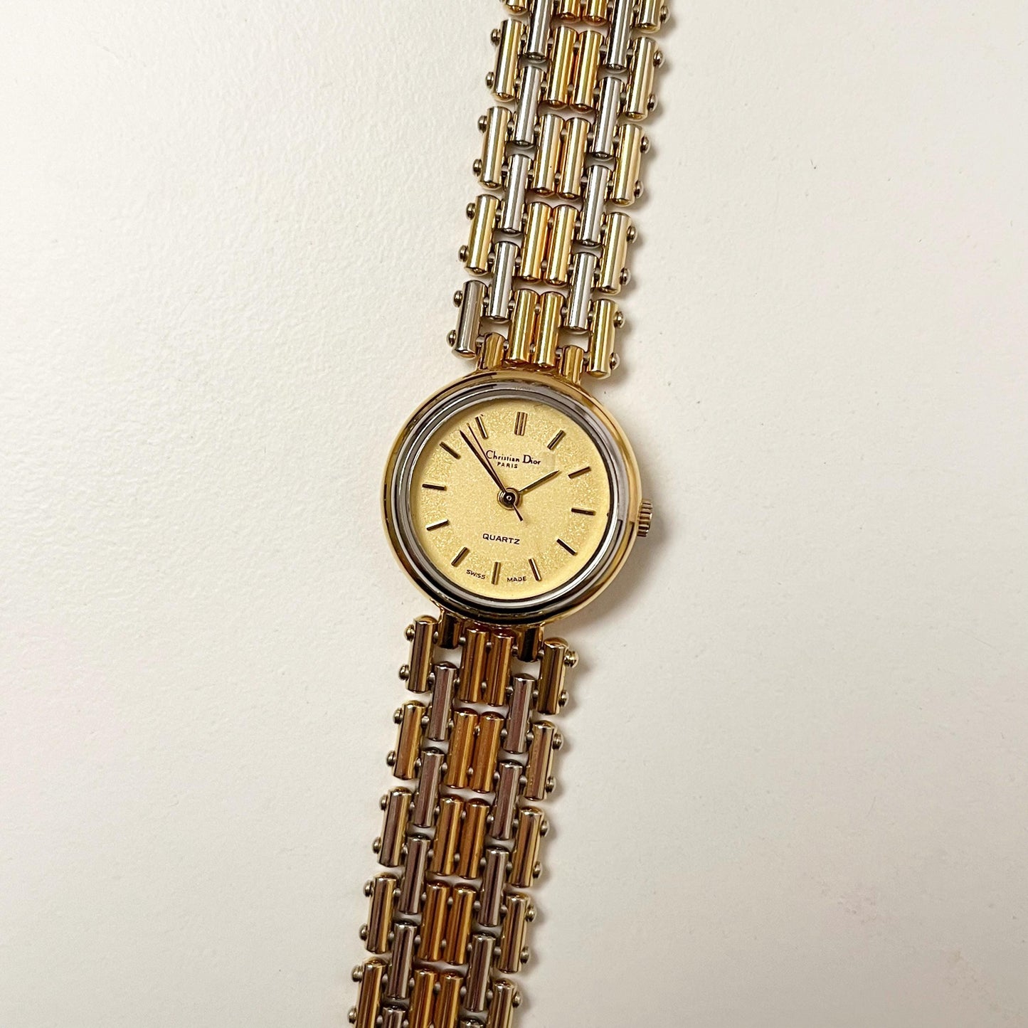 Christian Dior TwoTone Vintage Women’s Authentic Watch Boxed, Gift for Her