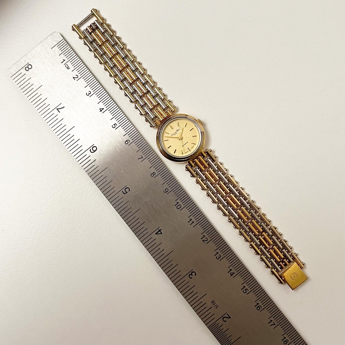 Christian Dior TwoTone Vintage Women’s Authentic Watch Boxed, Gift for Her