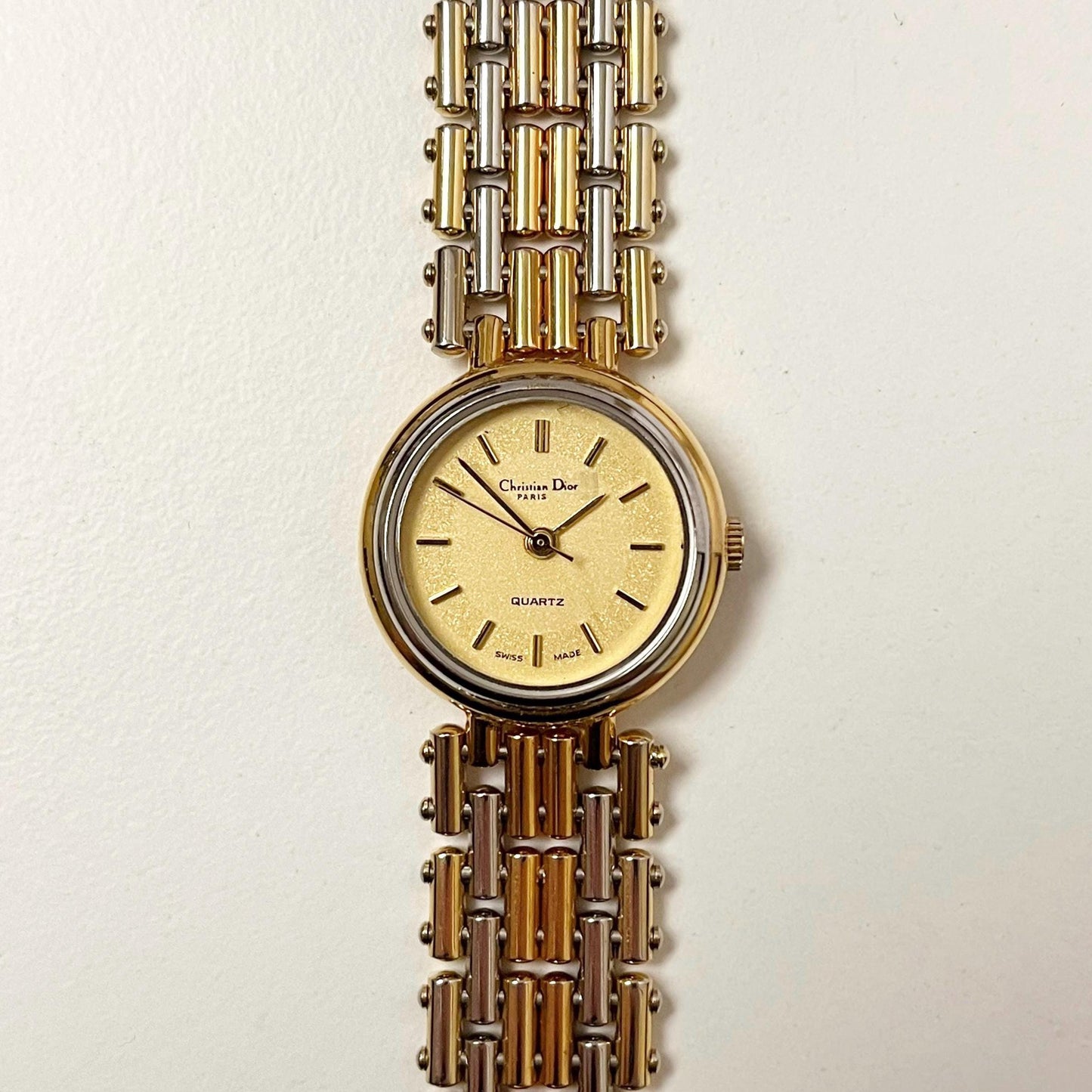 Christian Dior TwoTone Vintage Women’s Authentic Watch Boxed, Gift for Her