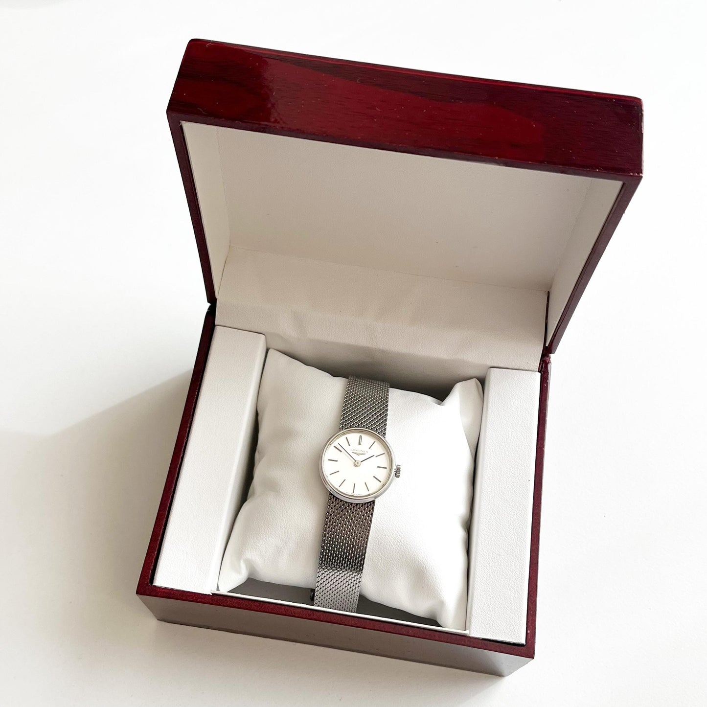 Vintage Longines Women’s Silver Watch, Boxed, Gift For Her